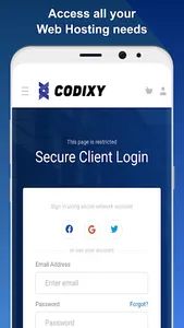 Codixy Client screenshot 0