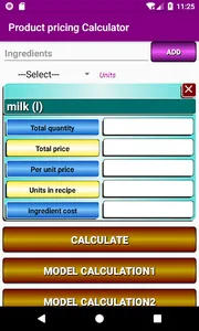 Product Pricing Calculator screenshot 1