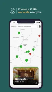 Coffic Coworking Cafés screenshot 2
