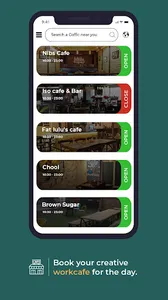 Coffic Coworking Cafés screenshot 3