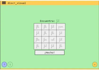 CoLe (discriminación auditiva, screenshot 1