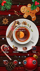 Christmas Teatime - Wallpaper screenshot 0