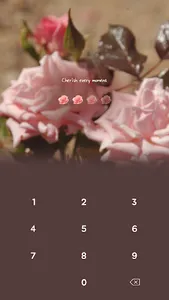 카카오톡 테마 - 매 순간 소중하게_핑크 로즈 screenshot 3