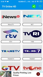 TV Indo Semua Saluran - Tv Ber screenshot 1