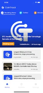 CoinTrack - Crypto News screenshot 1