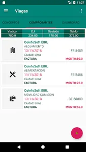 Control de viáticos - Viagas screenshot 3