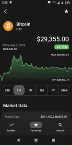 Crypto Rate Bitcoin Tracker screenshot 3