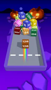 Chain Cube 2048: 3D Merge Game screenshot 1