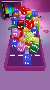 Chain Cube 2048: 3D Merge Game screenshot 3