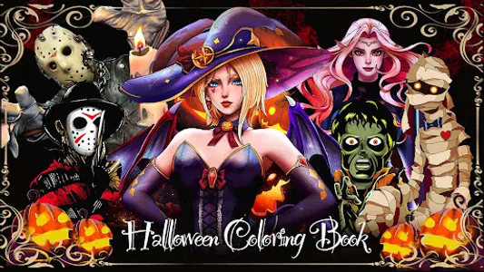 Halloween Color by number screenshot 13