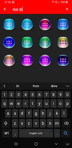 Colorful Glass ONE UI IconPack screenshot 17