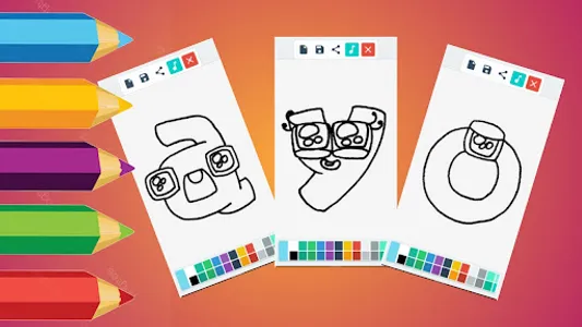 Coloring Alphabet Lore screenshot 0