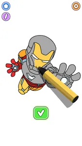 Coloring Paint: Superhero Draw screenshot 0