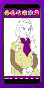 Megan Coloring Book screenshot 1
