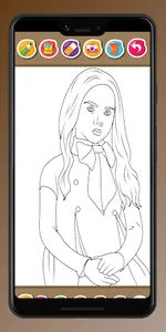 Megan Coloring Book screenshot 2