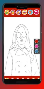 Megan Coloring Book screenshot 9