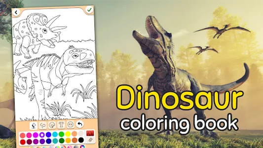 Dino Coloring Game screenshot 15