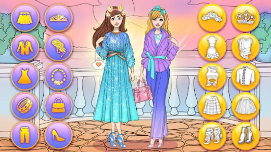 Girl Coloring Dress Up Games screenshot 17