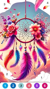 Cute Cozy Color by Number Game screenshot 14