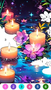 Cute Cozy Color by Number Game screenshot 21