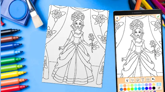 Coloring for girls and women screenshot 20