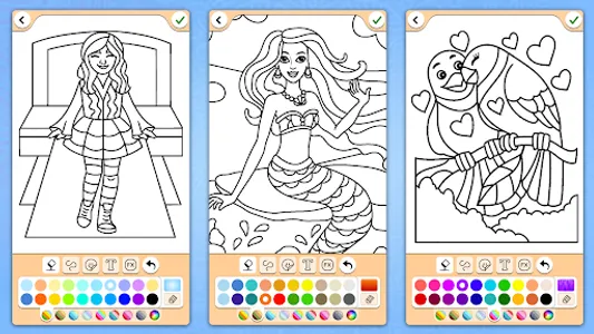 Coloring for girls and women screenshot 7