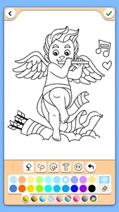 Valentines love coloring book screenshot 20