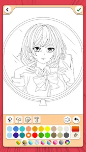 Manga Coloring Book screenshot 1