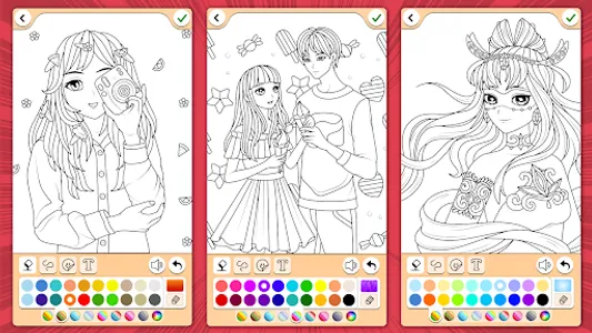 Manga Coloring Book screenshot 13