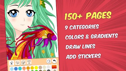 Manga Coloring Book screenshot 15