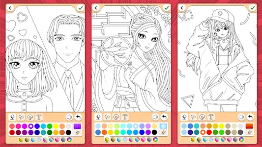 Manga Coloring Book screenshot 4