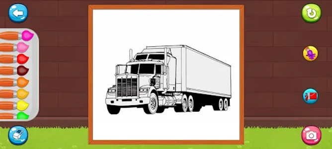 Coloring Trucuk Container screenshot 1