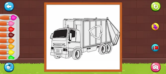 Coloring Trucuk Container screenshot 4