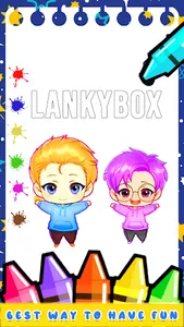 Lankybox - coloring Game screenshot 7