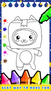 Lankybox - coloring Game screenshot 9