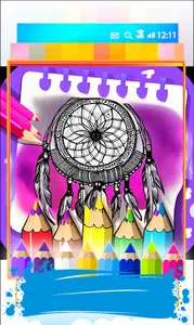 Dream catcher coloring book screenshot 1
