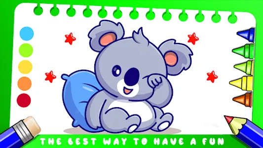 Bleu Koala Coloring Book screenshot 0