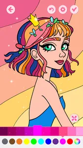 Girls Princess Coloring Book screenshot 12
