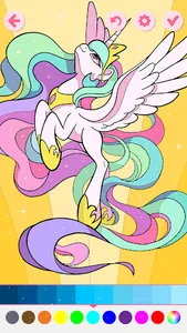 My Little Unicorn Coloring screenshot 1