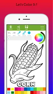 Fruit Vegetable Coloring Book screenshot 11