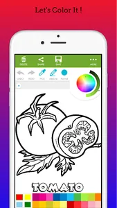 Fruit Vegetable Coloring Book screenshot 12