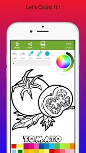 Fruit Vegetable Coloring Book screenshot 3