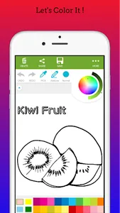Fruit Vegetable Coloring Book screenshot 7