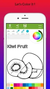 Fruit Vegetable Coloring Book screenshot 8
