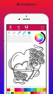 Romantic Love Coloring Book screenshot 0