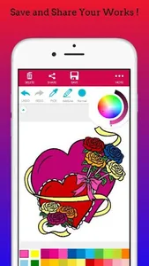 Romantic Love Coloring Book screenshot 1