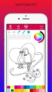 Romantic Love Coloring Book screenshot 12