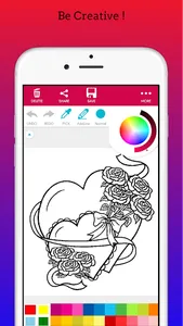 Romantic Love Coloring Book screenshot 7