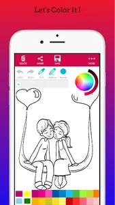 Romantic Love Coloring Book screenshot 9