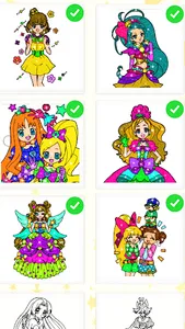 Anime Manga Color By Number screenshot 12